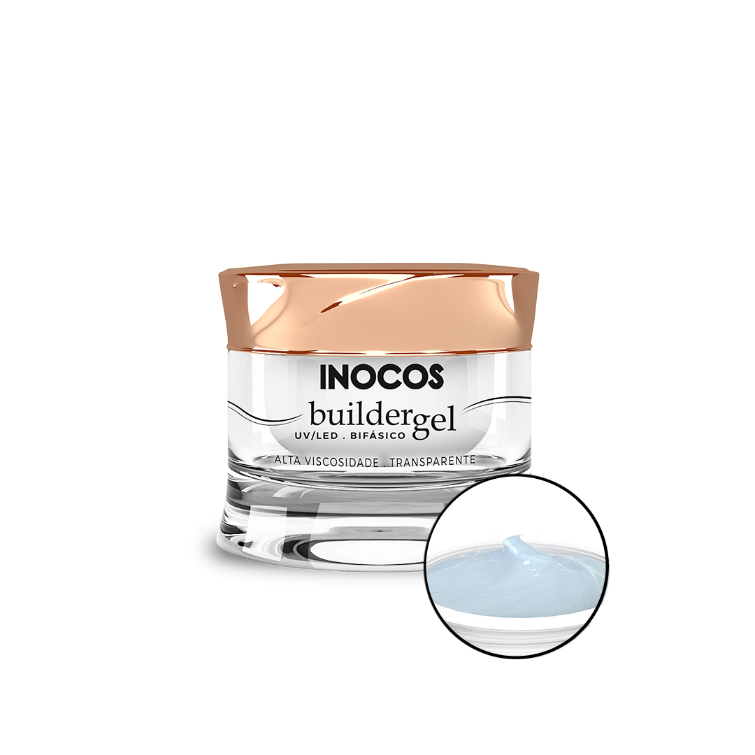 Inocos gel construção de unhas de gel alta viscosidade transparente