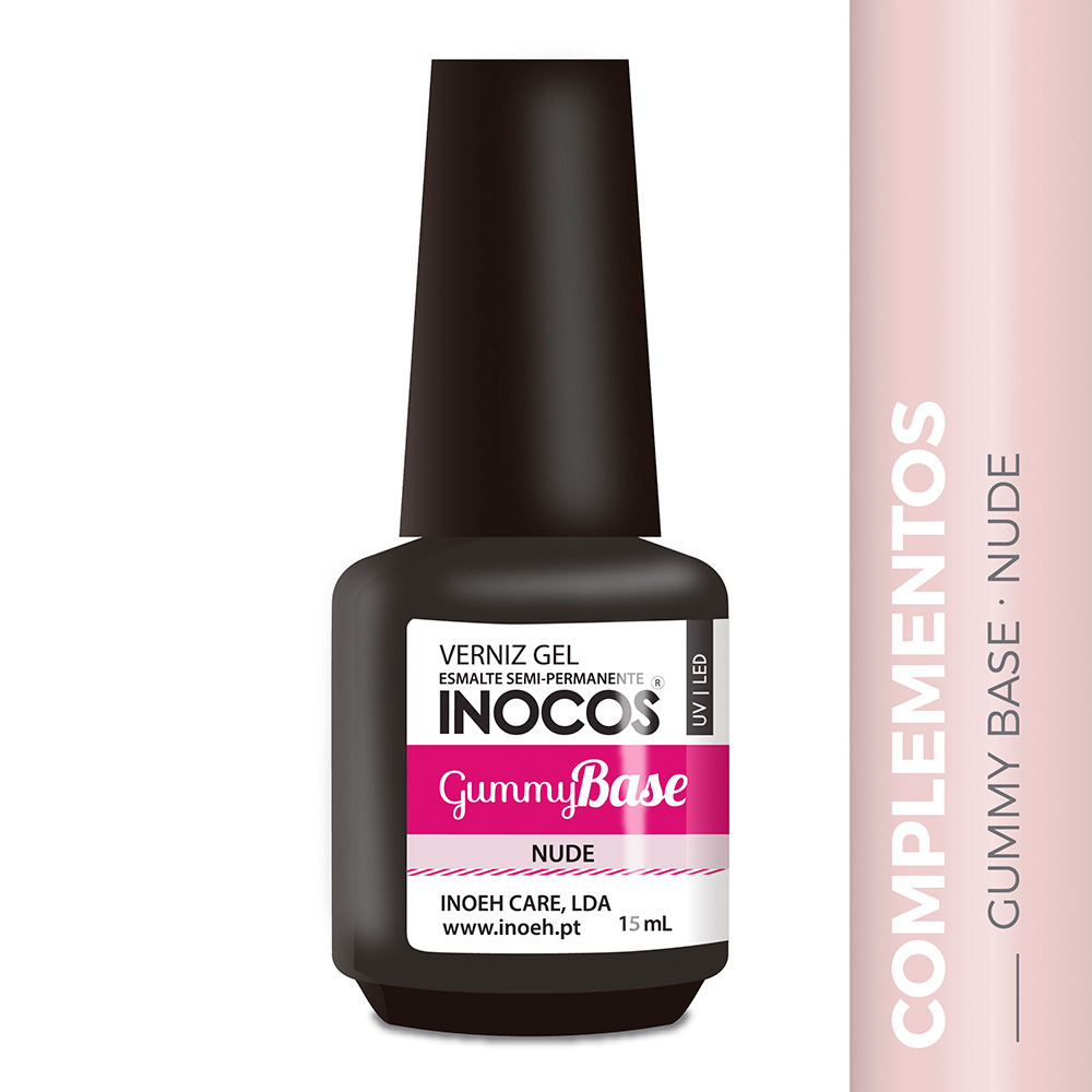 Inocos gummy base para unhas de gel nude