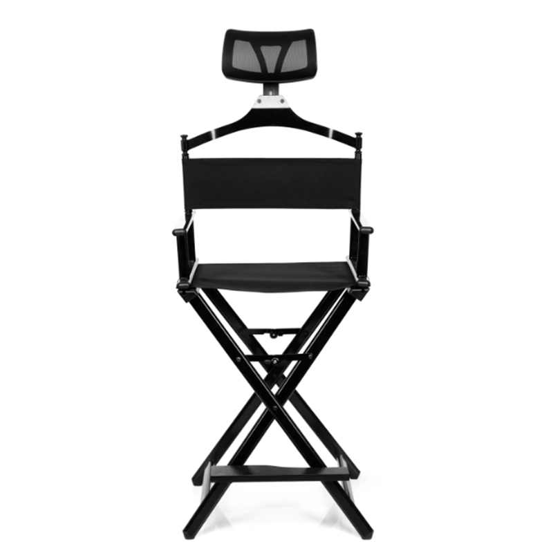 Lookimport cadeira de maquilhagem com suporte de cabeça - preta