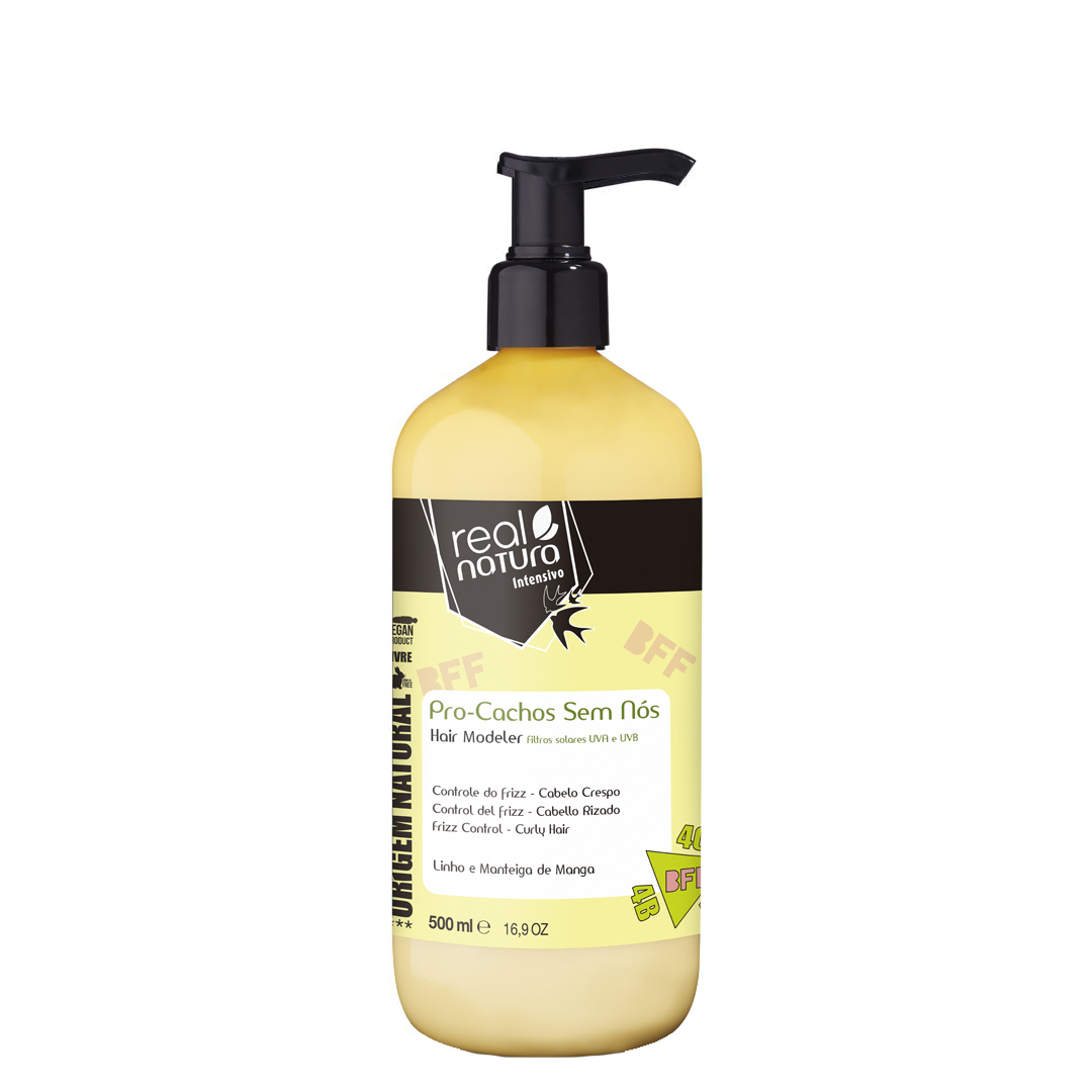 Real Natura Pro-Cachos BFF sem nós modelador