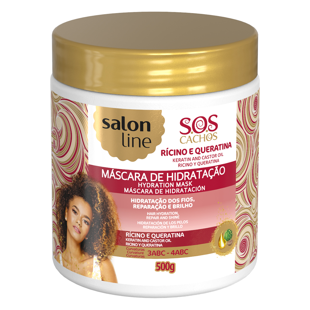 Salon Line SOS Máscara Ricino e Queratina