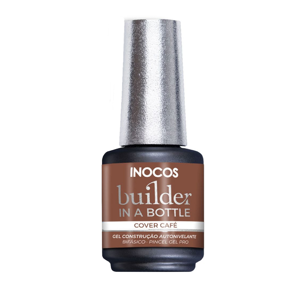 Inocos Builder in a Bottle gel de construção de unhas cover café