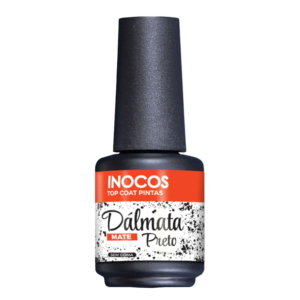 Inocos top coat dálmata preto matte