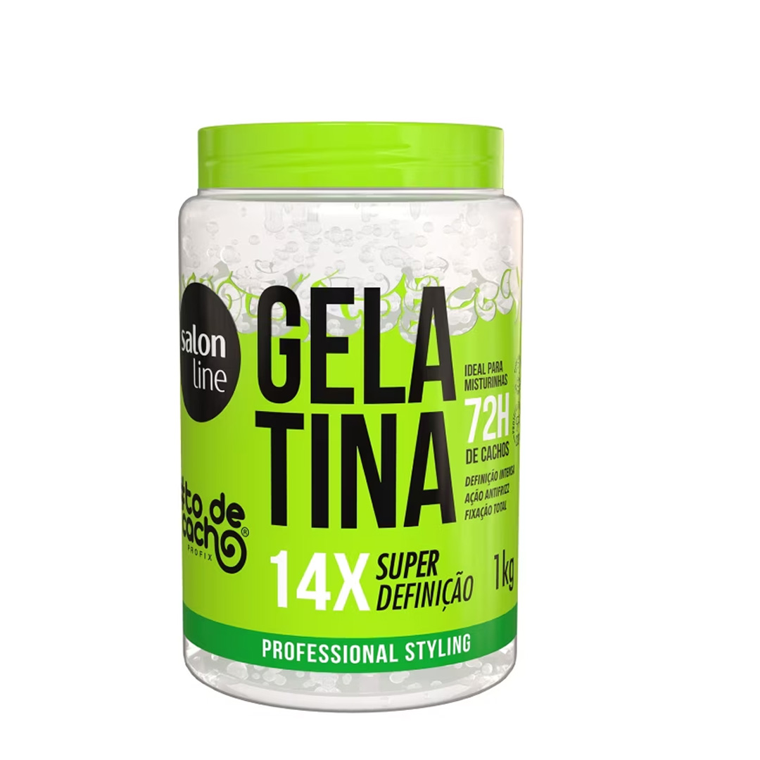 Salon Line To de Cacho gelatina capilar super definição