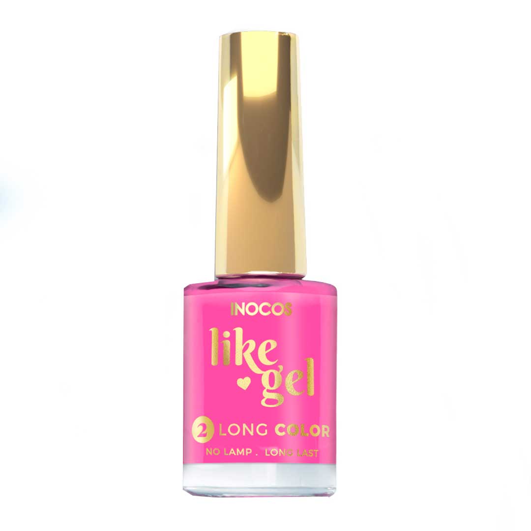 Inocos Like Gel verniz de unhas efeito gel 149 rosa pop