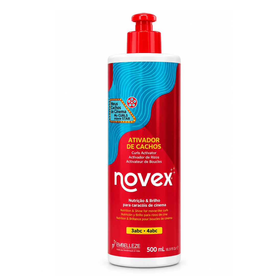 Novex Meus Cachos de Cinema ativador de caracóis