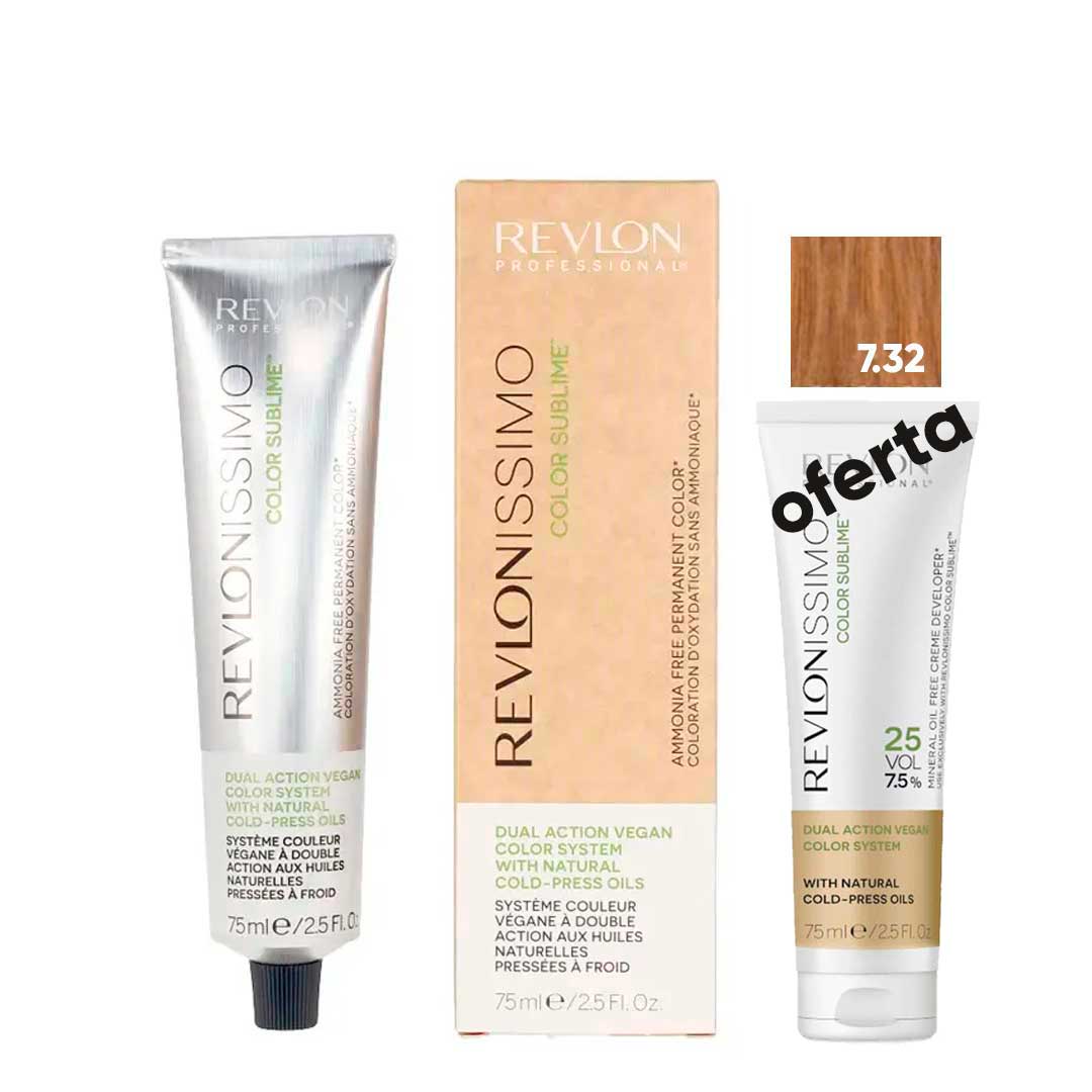 Revlon coloração sem amoniaco Color Sublime 7.32