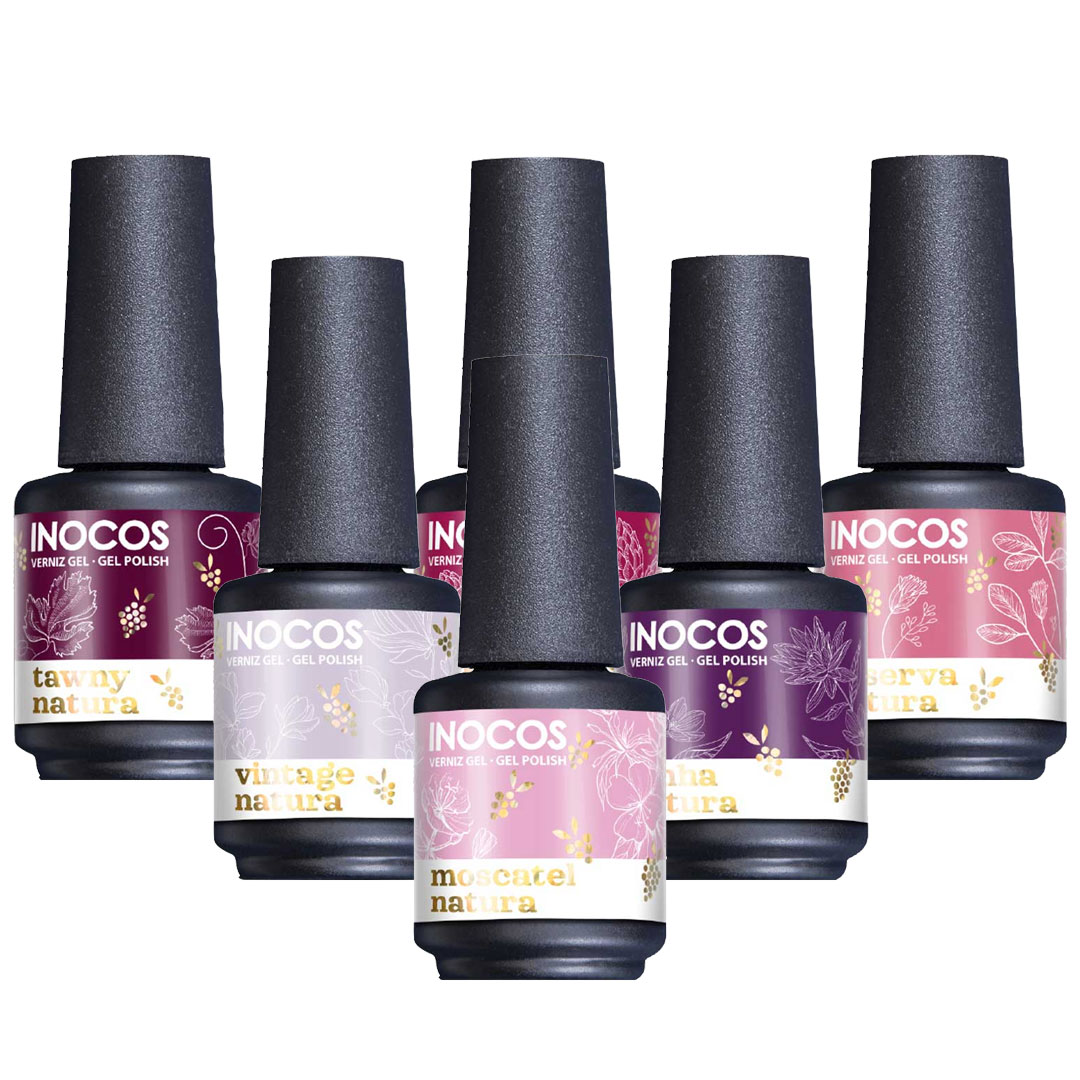 Inocos verniz gel coleção Natura Lovers Wine Edition