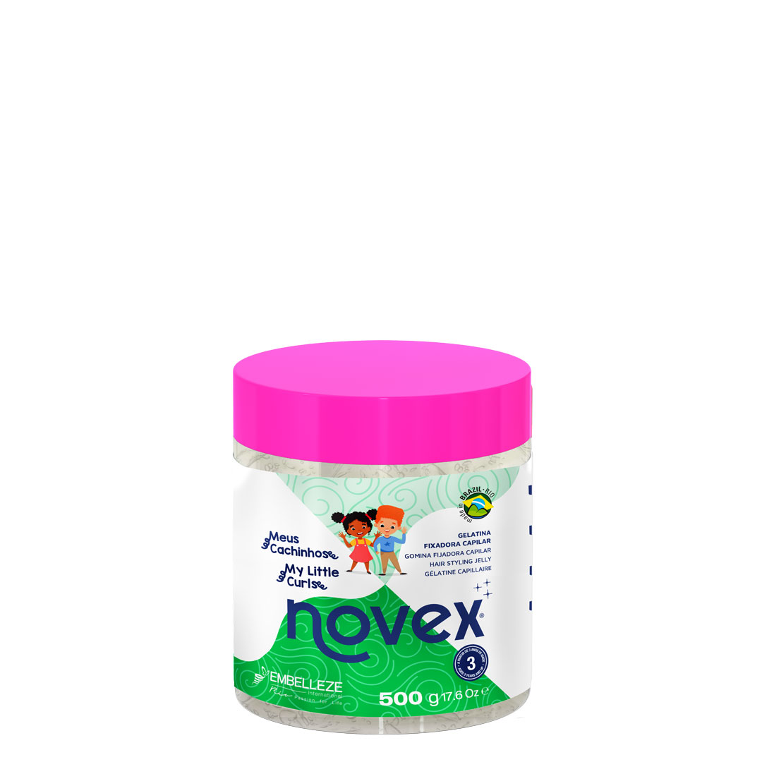 Novex Meus Cachinhos gelatina fixadora capilar