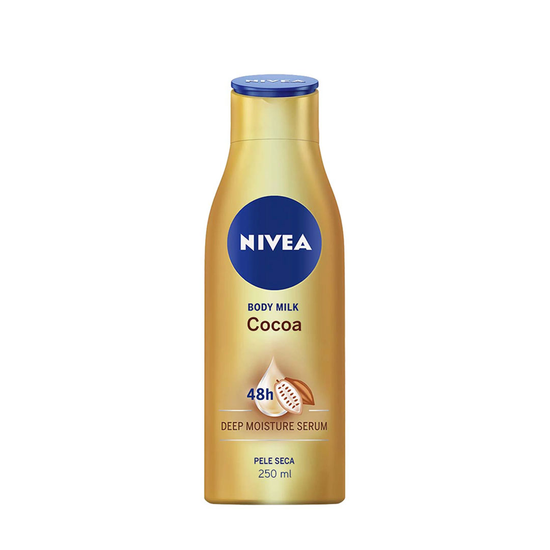 Nivea leite corporal cocoa