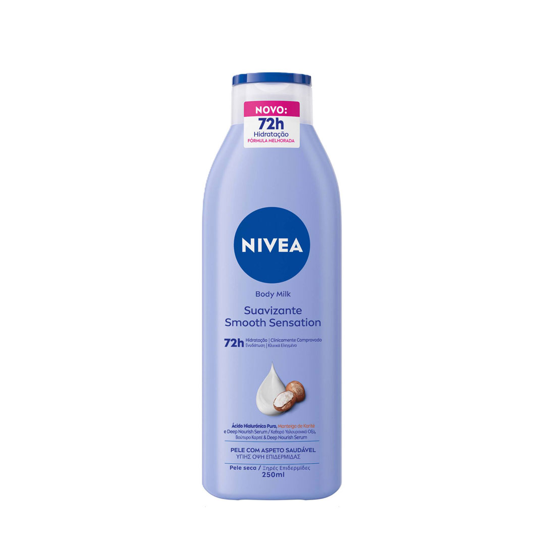 Nivea leite corporal suavizante