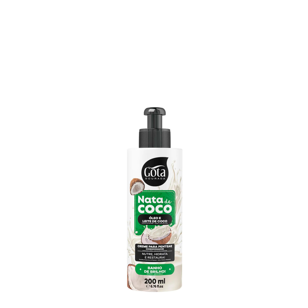 Gota Dourada Nata de Coco creme de pentear