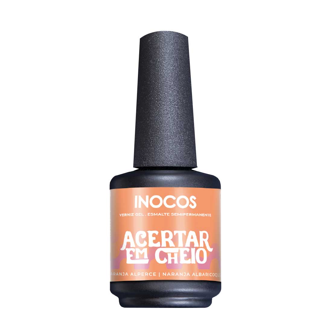 Inocos verniz gel Acertar em cheio NL1 laranja alperce