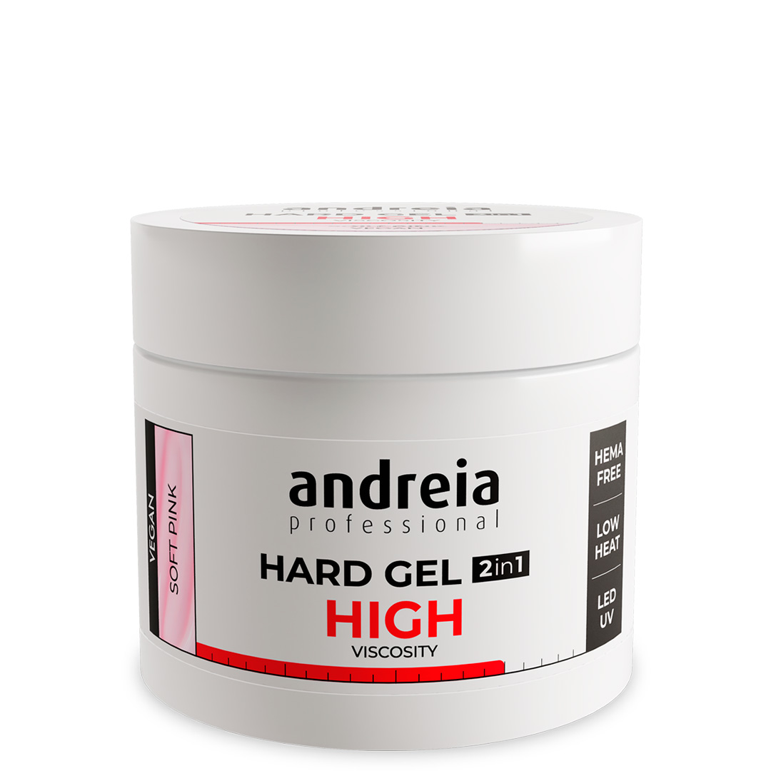 Andreia Hard Gel de construção de unhas alta viscosidade soft pink