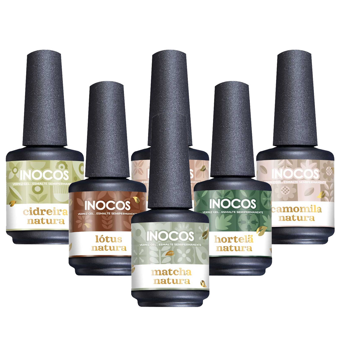 Inocos verniz gel coleção Natura Lovers Tea Edition