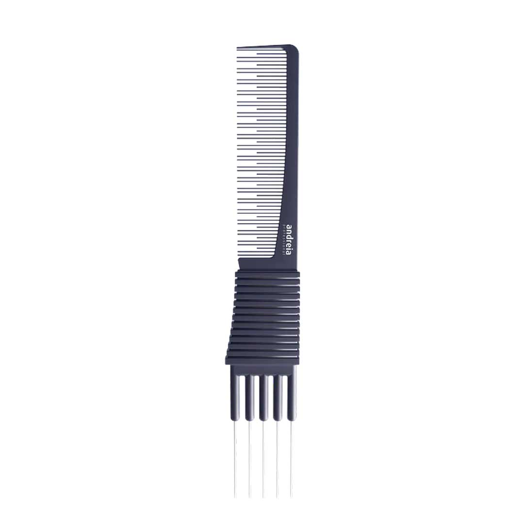 Andreia pente metal fork comb