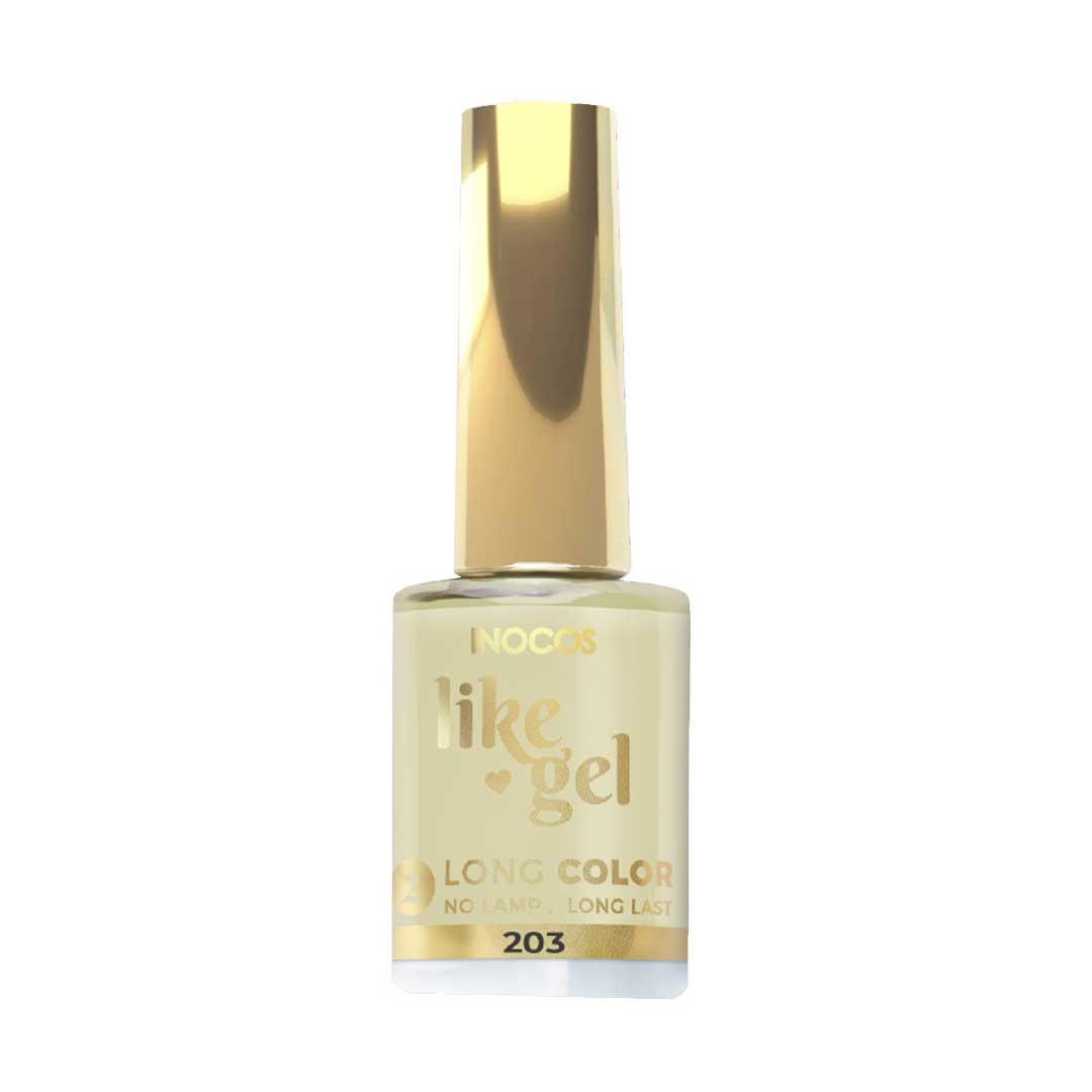 Inocos Like Gel verniz de unhas efeito gel natura lovers t.e. verde wasabi 203