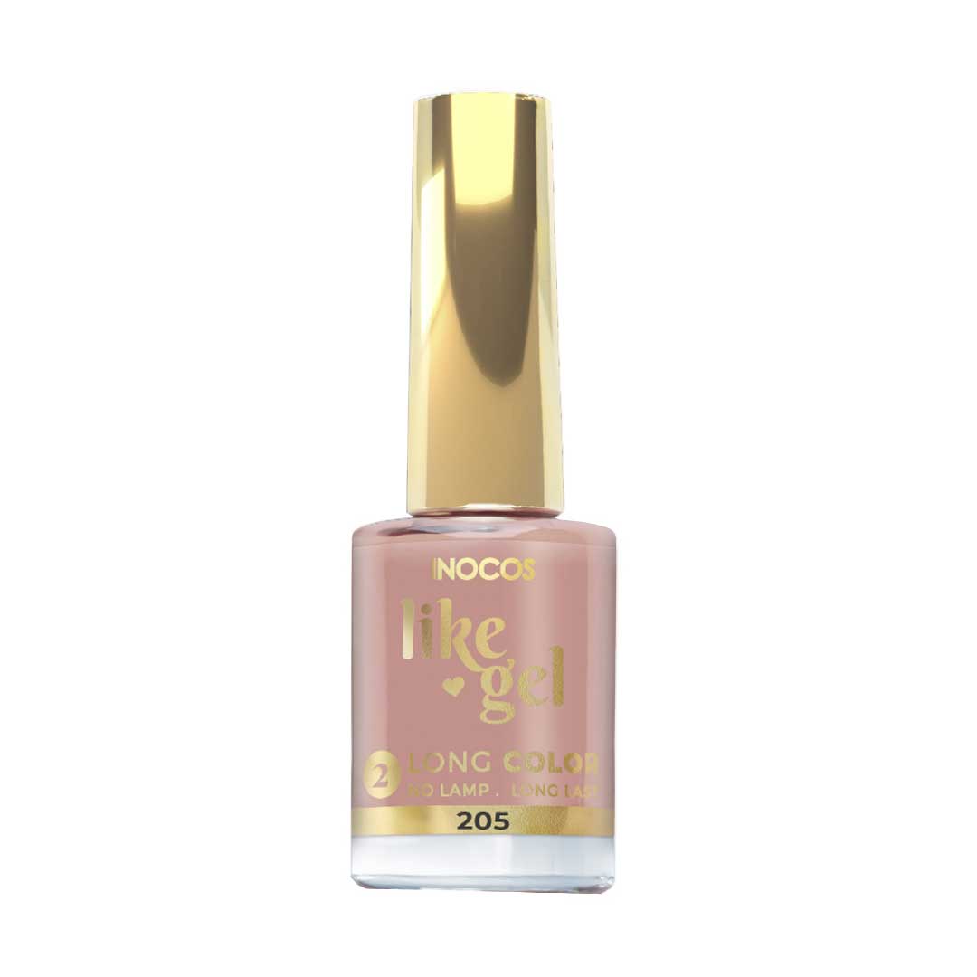 Inocos Like Gel verniz de unhas efeito gel natura lovers t.e. nude creme 205