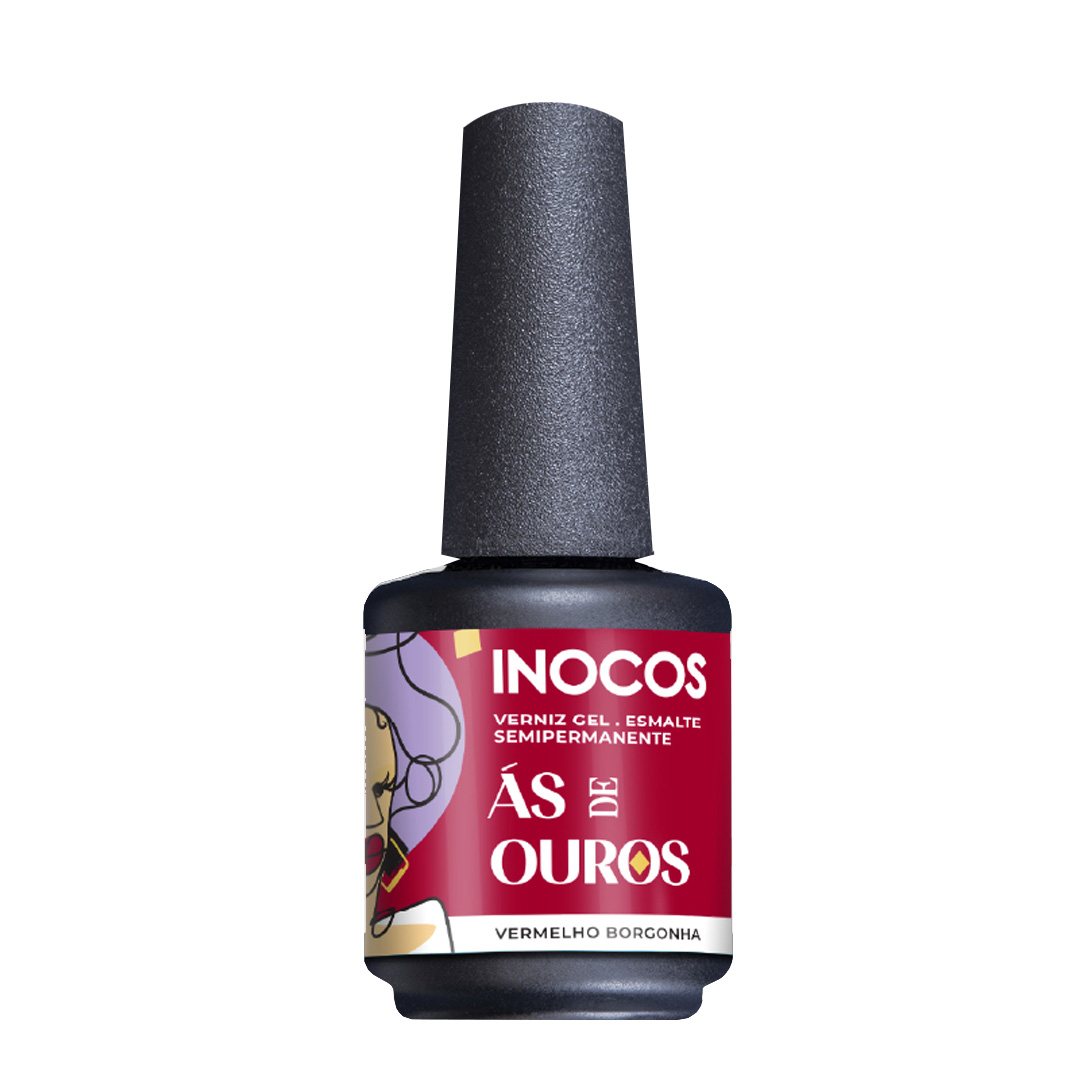 Inocos verniz gel Dama de Copas As de Ouros QH5