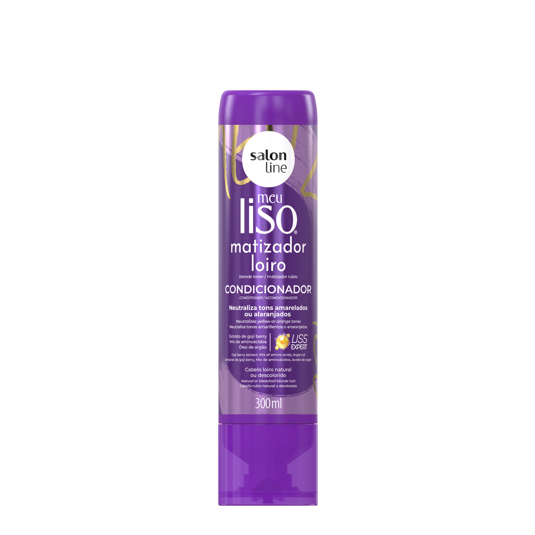 Salon Line Meu Liso matizador loiro condicionador