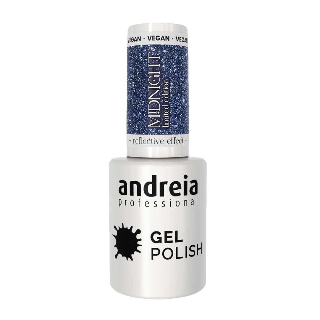 Andreia verniz de unhas de gel Midnight Reflective Effect MD1
