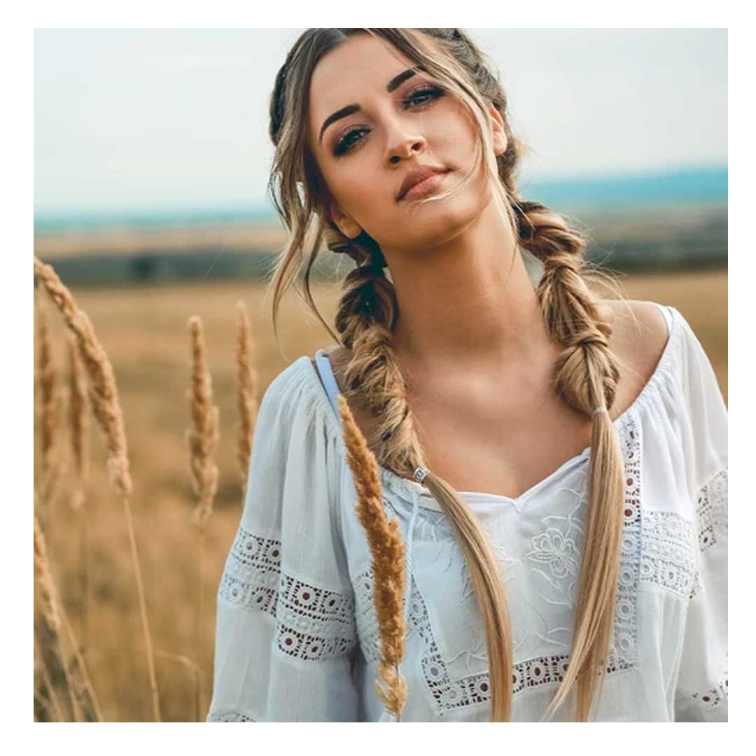 Eurostil elásticos de cabelo em borracha castanhas