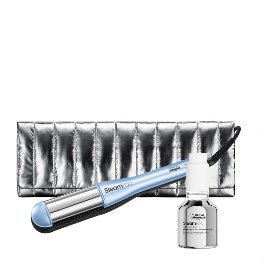 Loreal Steampod 4.0 Glacial Utopia placa alisamento + serum