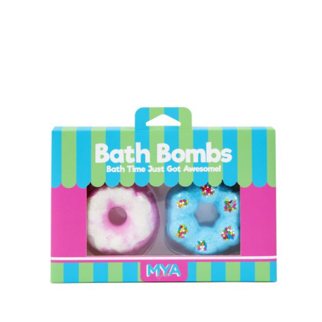 Mya makeup set 2 bath bombs donuts ref42501