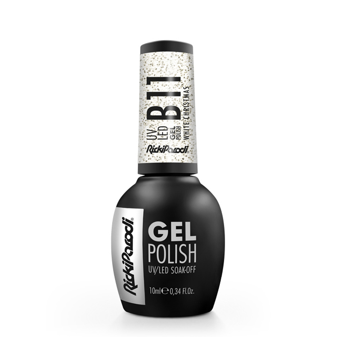 Rickiparodi verniz de unhas de gel B11 White Christmas