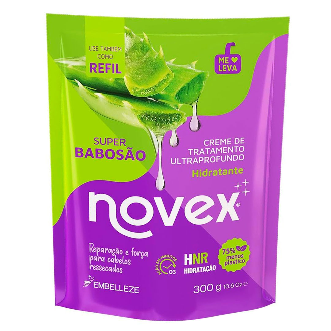 Novex Super Babosão Aloe Vera creme de tratamento recarga