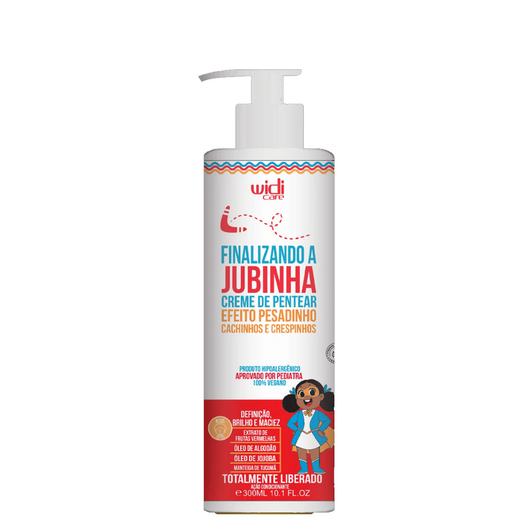 Widi Care Finalizando a Jubinha creme de pentear efeito pesadinho