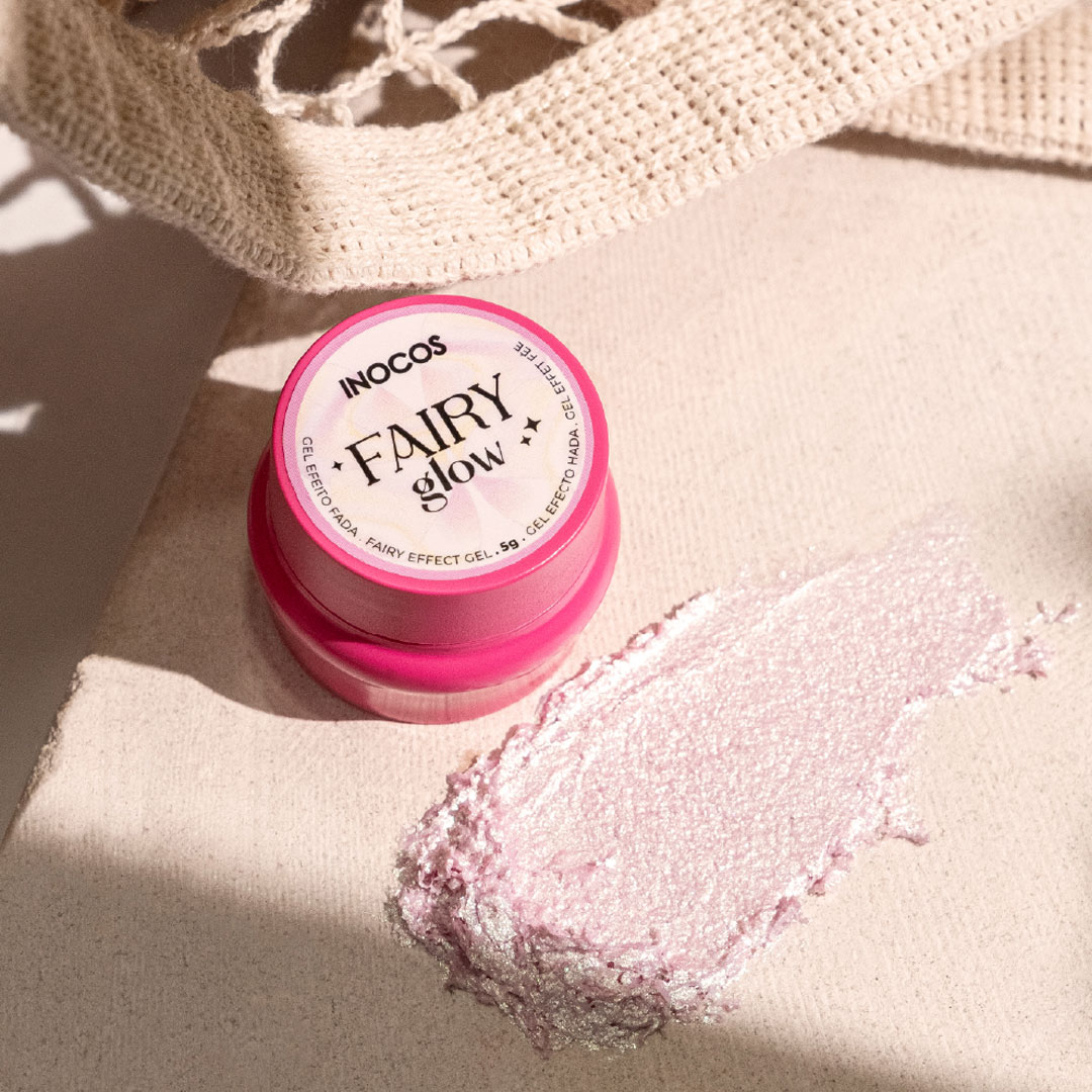 Inocos gel de unhas Fairy Glow efeito fada