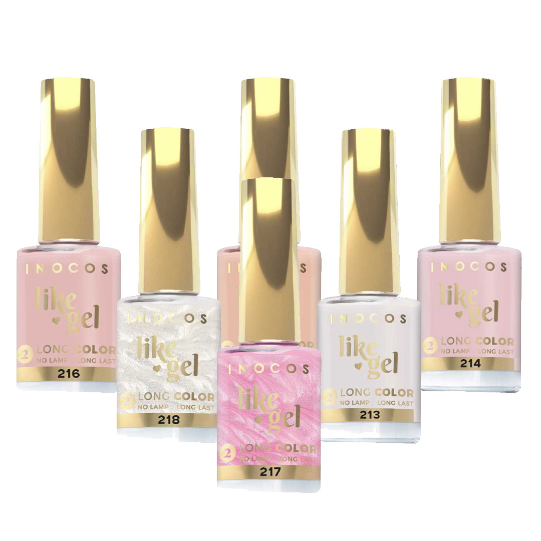 Inocos Like Gel verniz de unhas efeito gel coleção naked nails