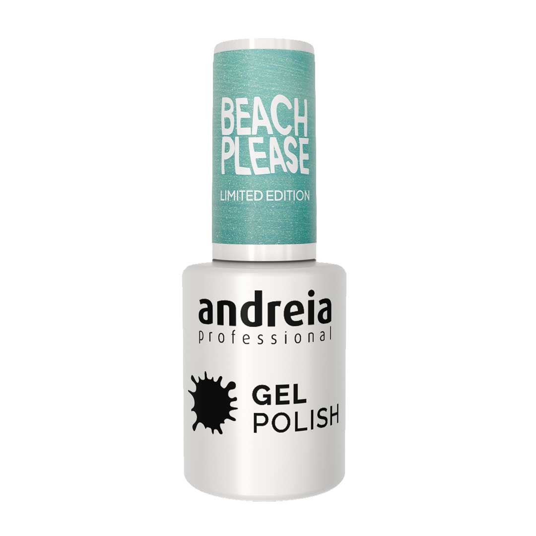 Andreia verniz de unhas de gel Beach, Please! BP2 azul turquesa