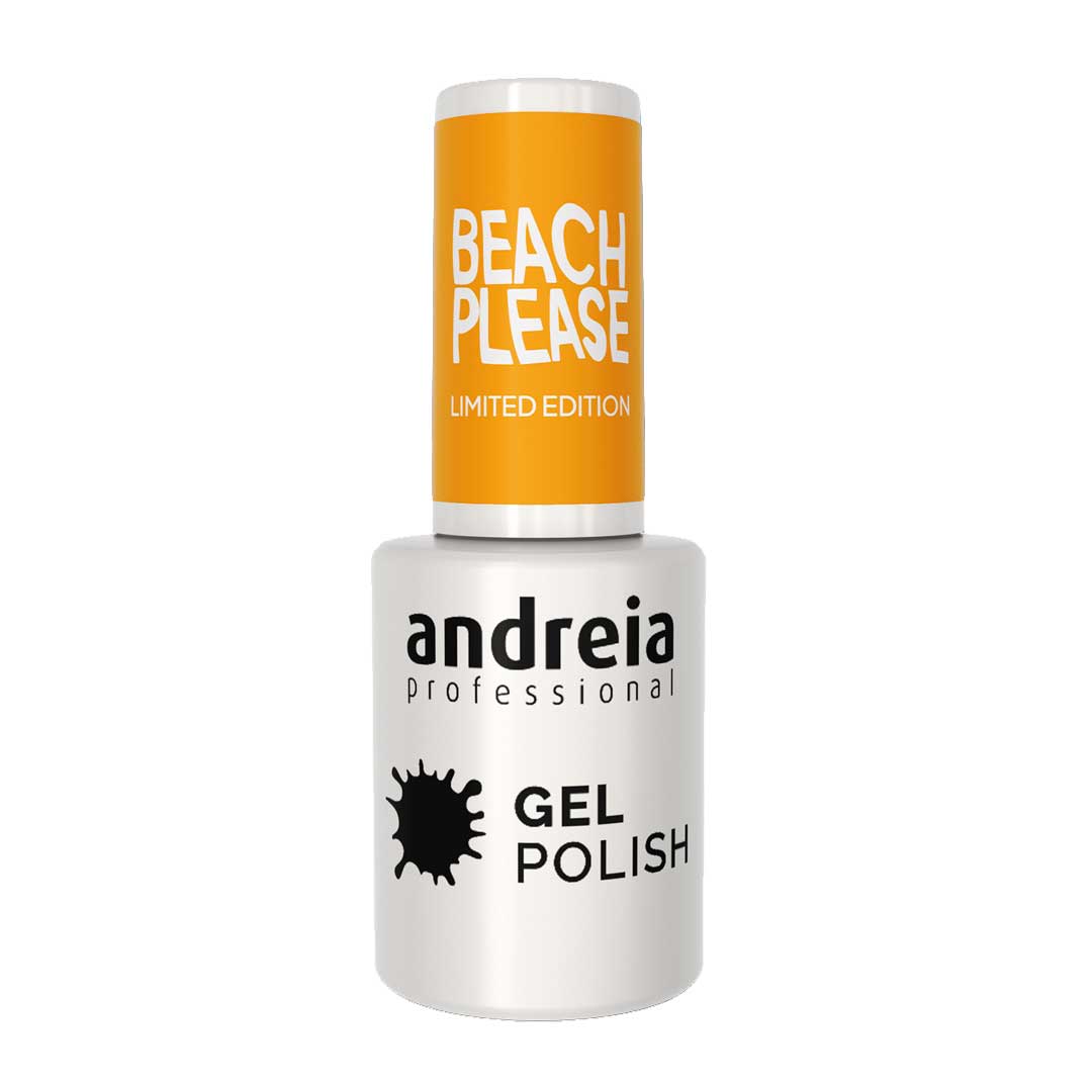 Andreia verniz de unhas de gel Beach, Please! BP4 laranja amarelado