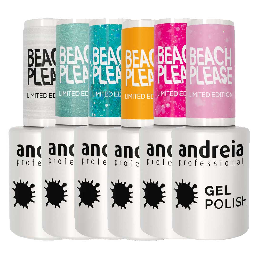 Andreia verniz de unhas de gel coleção Beach Please