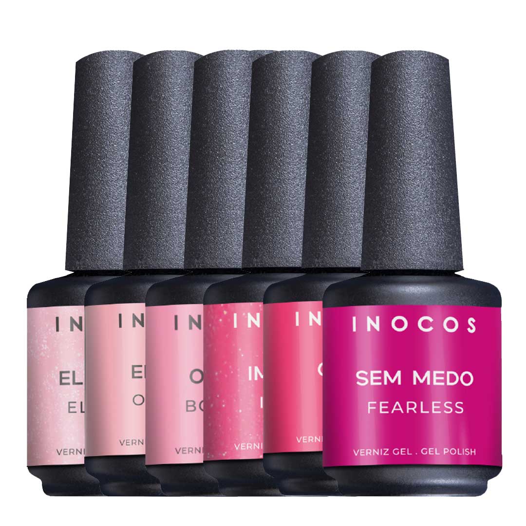 Inocos verniz gel coleção Atitude Rosa