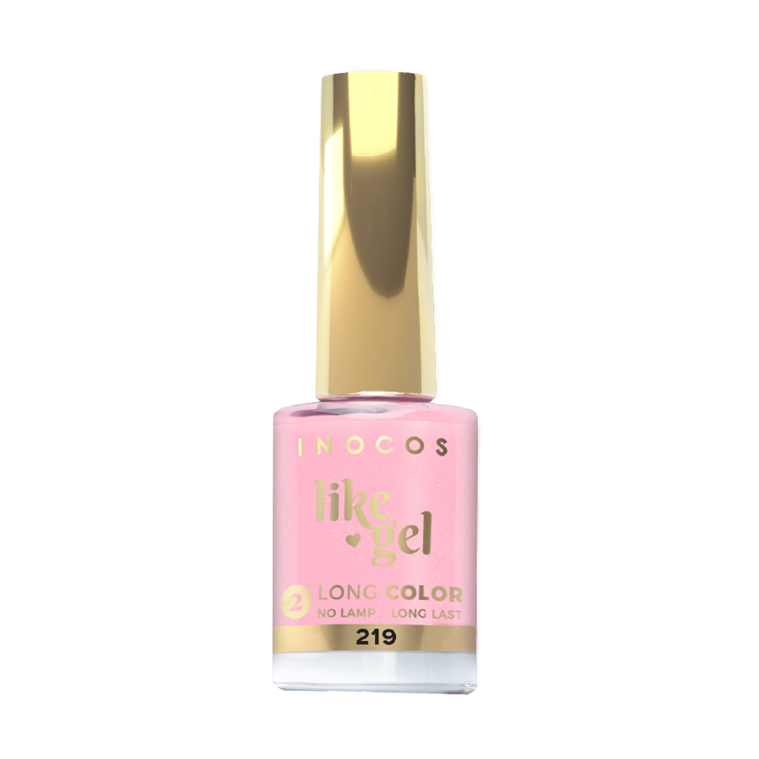 Inocos Like Gel verniz de unhas efeito gel atitude rosa 219