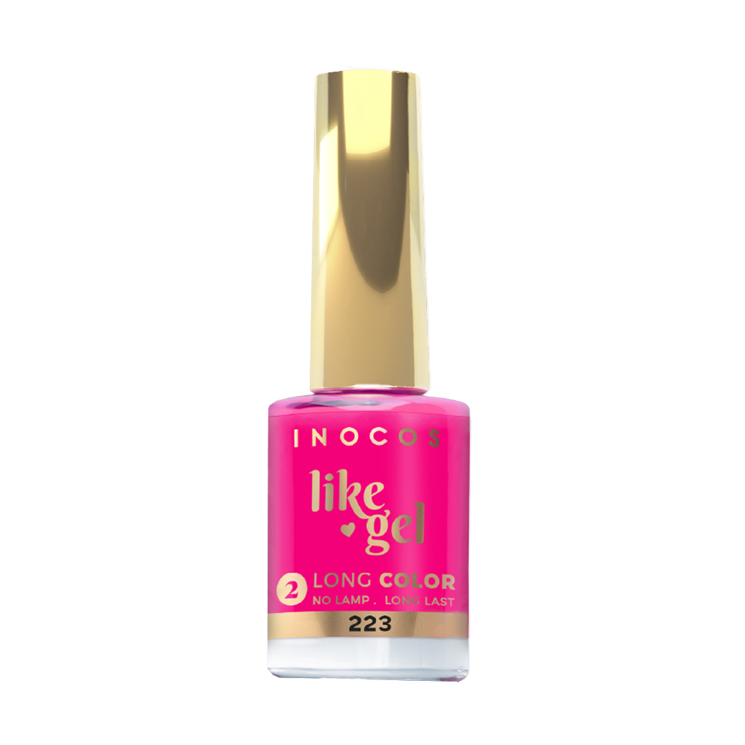 Inocos Like Gel verniz de unhas efeito gel atitude rosa 223