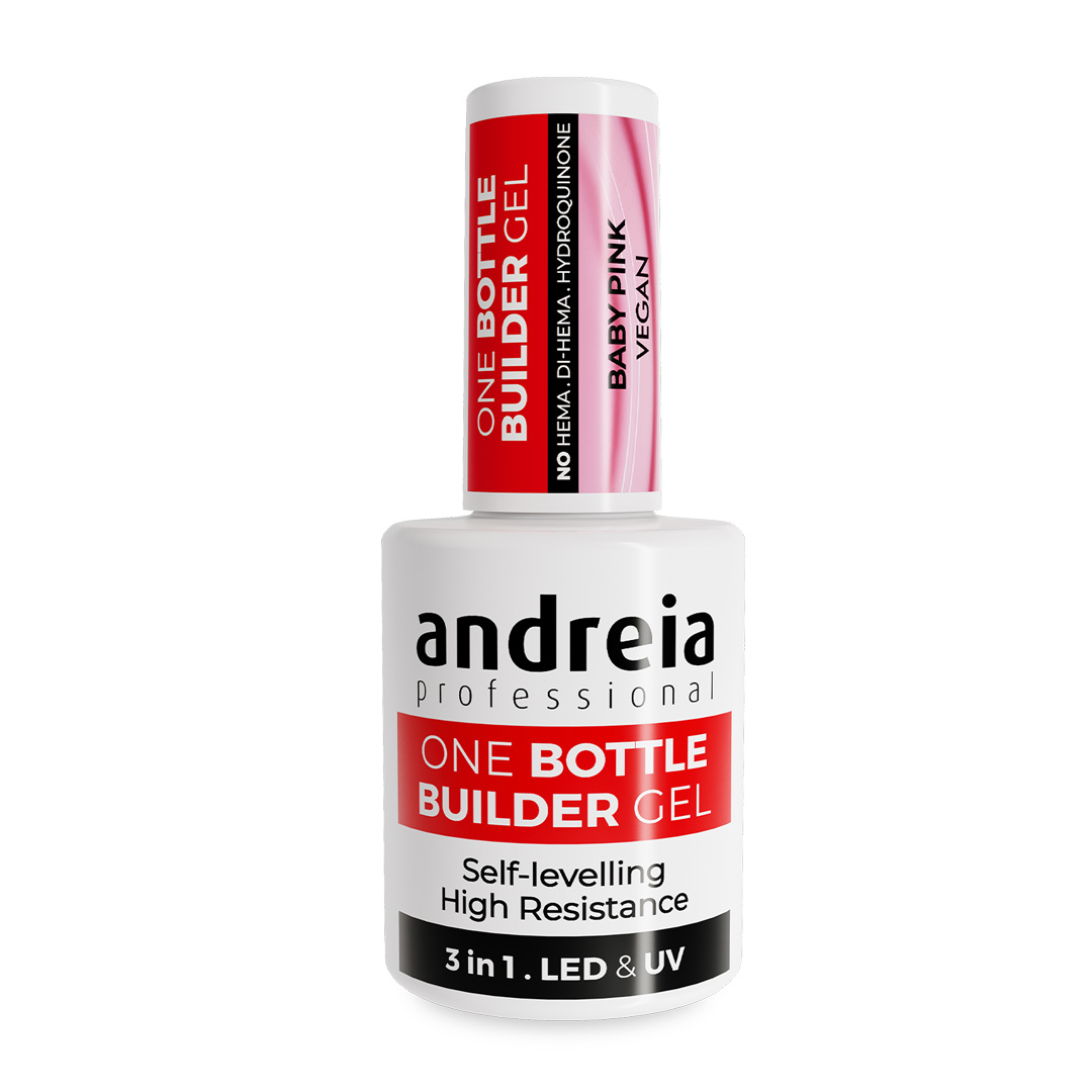 Andreia One Bottle gel de construção de unhas baby pink