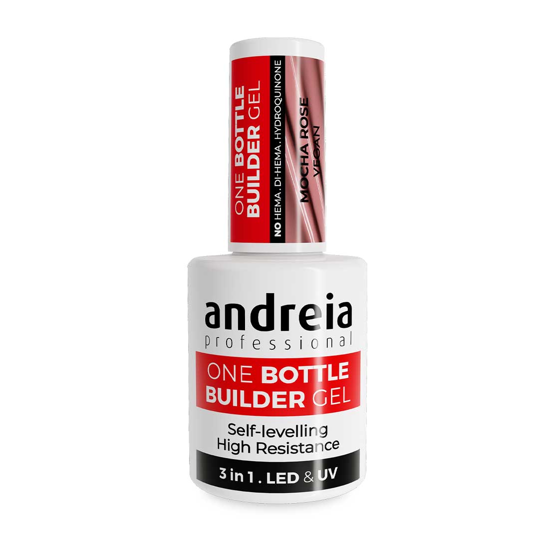 Andreia One Bottle gel de construção de unhas mocha rose