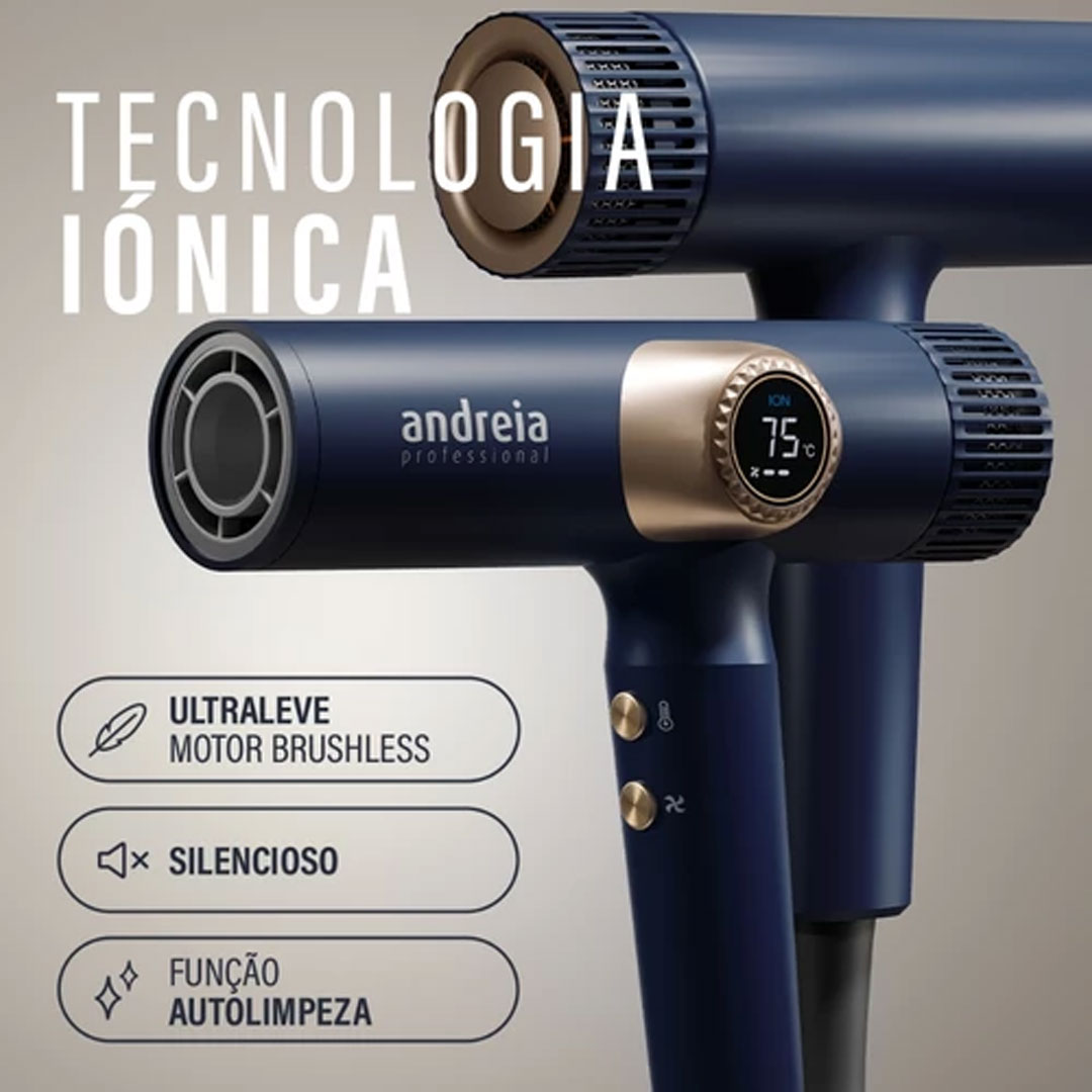 Andreia secador de cabelo profissional Ion Shield Pro Dryer
