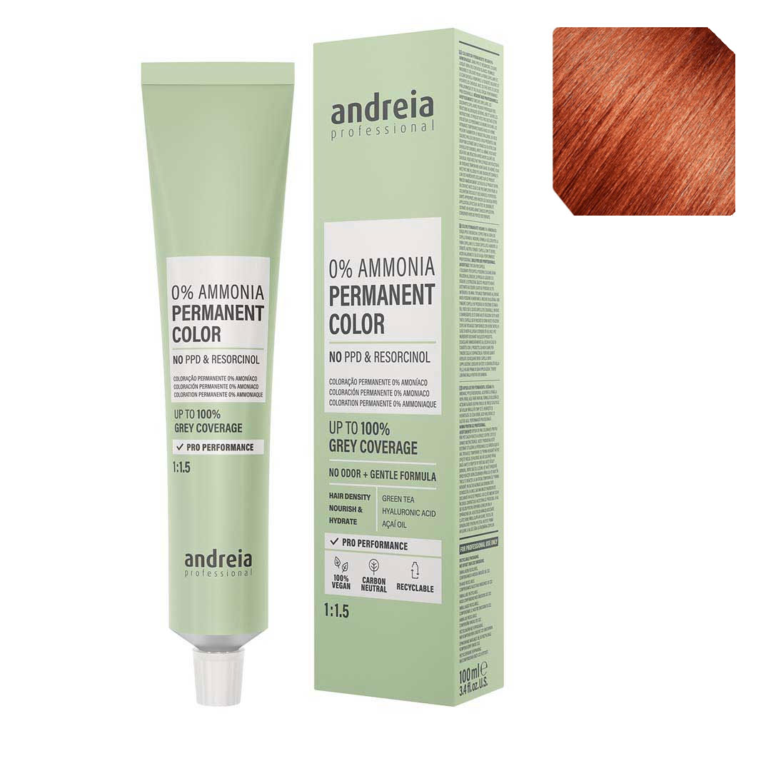 Andreia Vegan 0% Ammonia coloração permanente nº 6.44