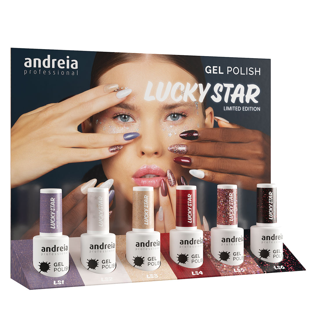 Andreia verniz gel coleção Lucky Star com expositor