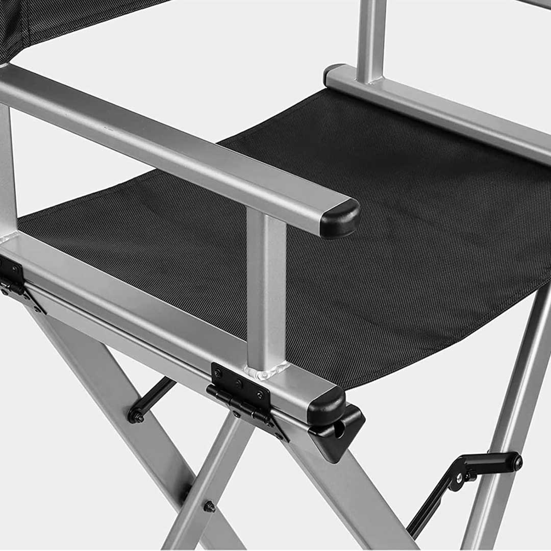 Lookimport cadeira de maquilhagem com suporte cabeça - prata