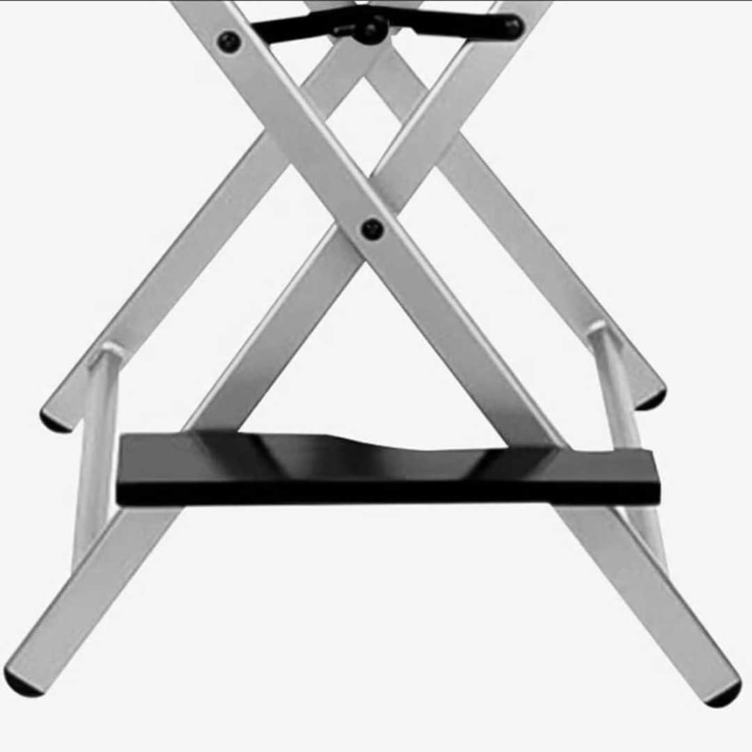 Lookimport cadeira de maquilhagem com suporte cabeça - prata