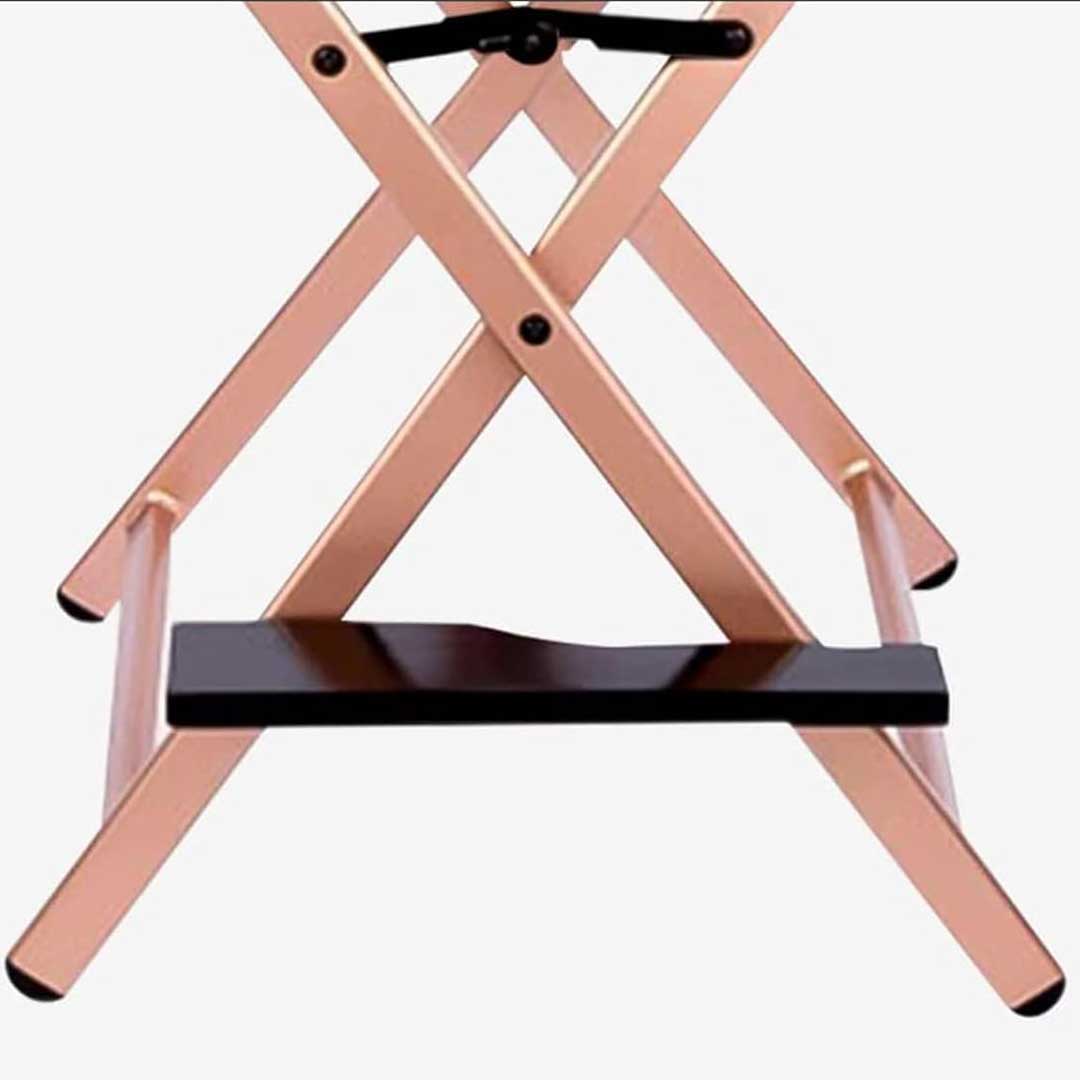 Lookimport cadeira de maquilhagem com suporte cabeça - rose gold