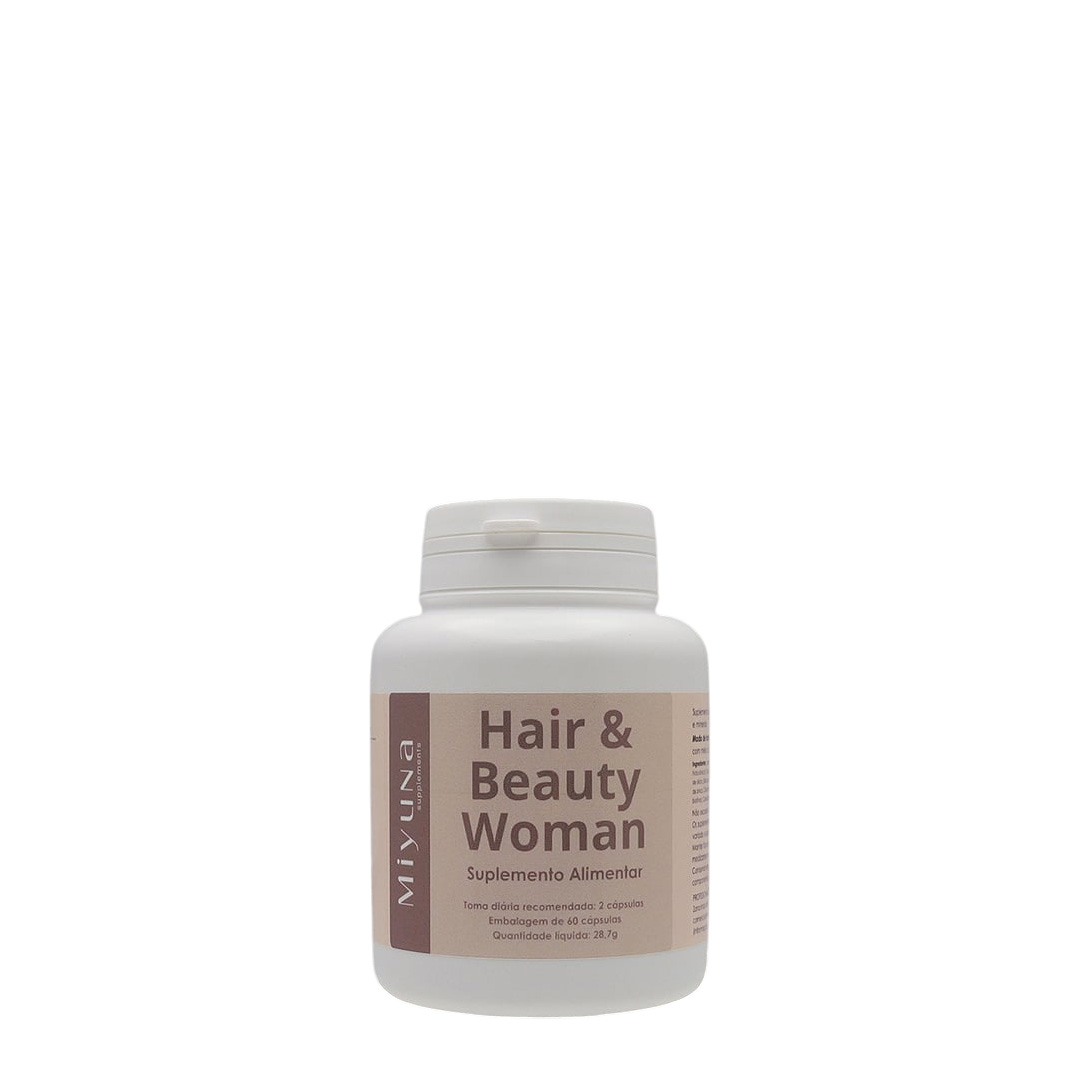 Miyuna suplemento hair & beauty women cx 60 cápsulas