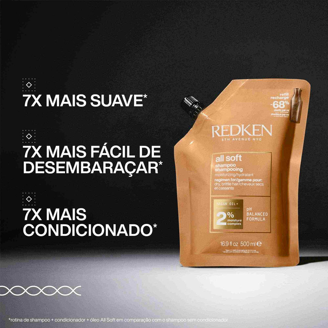 Redken All Soft champô - recarga