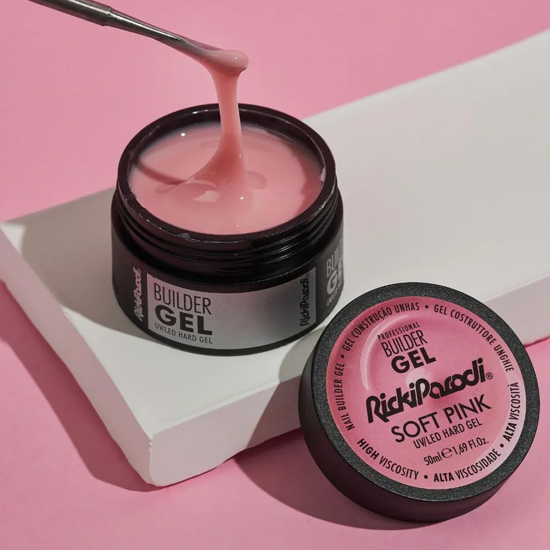 RickiParodi gel construção de unhas de gel alta viscosidade soft pink